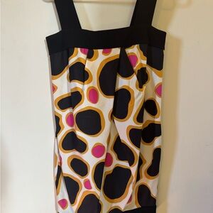 Diane von Furstenberg Payne Mod Silk Blend Mini Dress Size 4